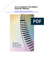 The Elements of Relativity First Edition David M Wittman Full Chapter