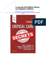 Download Critical Care Secrets 6Th Edition Renee Doney Stapleton Editor full chapter