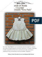 Vestido em Renda 2a9anos MoldeGratuitoDonaFada