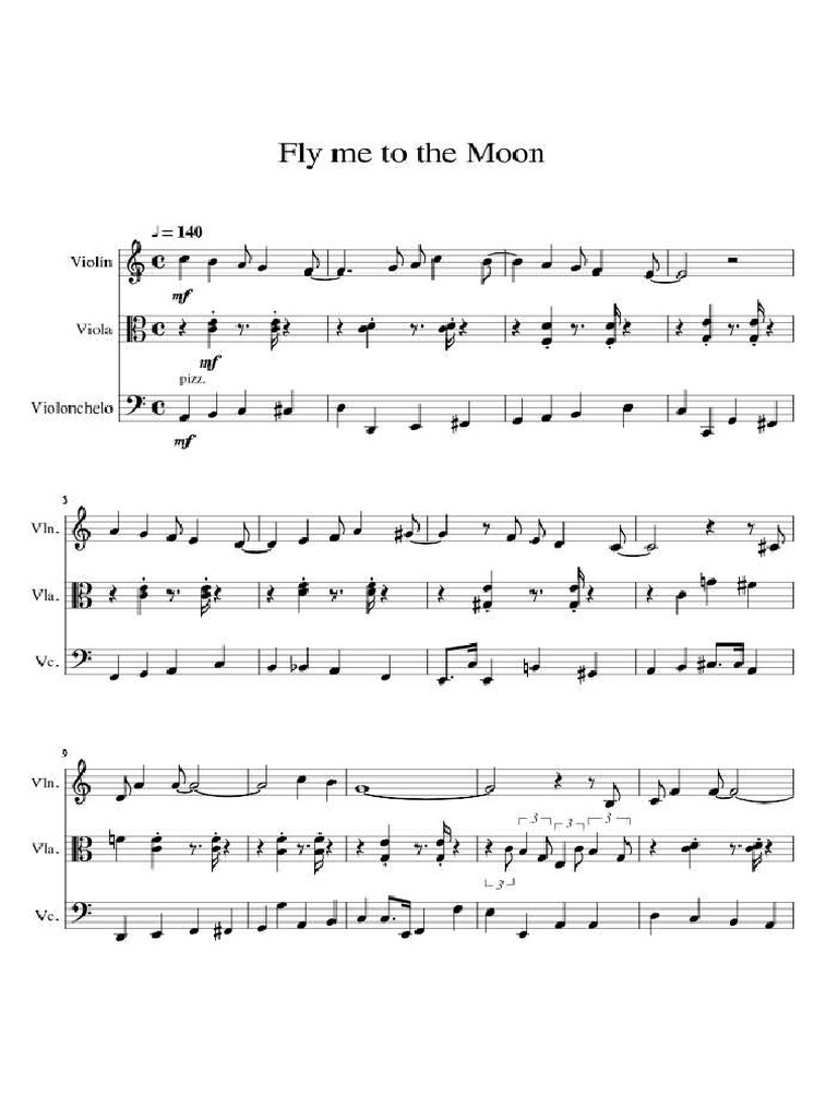 Fly me to the moon - Bart Howard | PDF