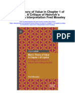 Download Marxs Theory Of Value In Chapter 1 Of Capital A Critique Of Heinrichs Value Form Interpretation Fred Moseley full chapter