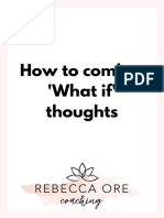 How To Combat What If... Thoughts 1