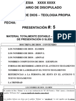 Doctrina de Dios - Teologia Propia 5