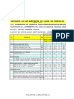 Metrados de I.E. de Casetas de Vigilancia