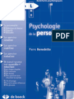 Pierre Benedetto - Psychologie de La Personnalité
