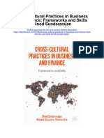 Download Cross Cultural Practices In Business And Finance Frameworks And Skills Binod Sundararajan full chapter