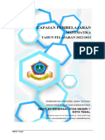 Capaian Pembelajaran: Matematika TAHUN PELAJARAN 2022/2023