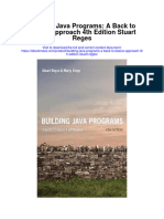 Download Building Java Programs A Back To Basics Approach 4Th Edition Stuart Reges full chapter
