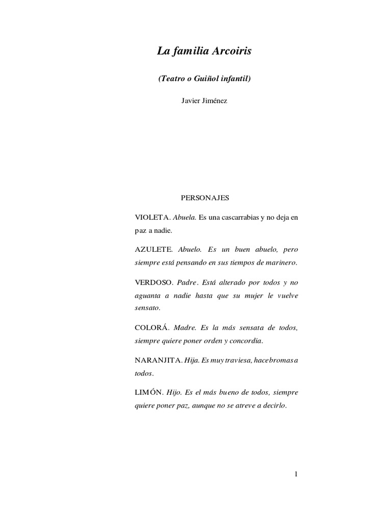 La Familia Arcoiris 0 | PDF | Arco iris
