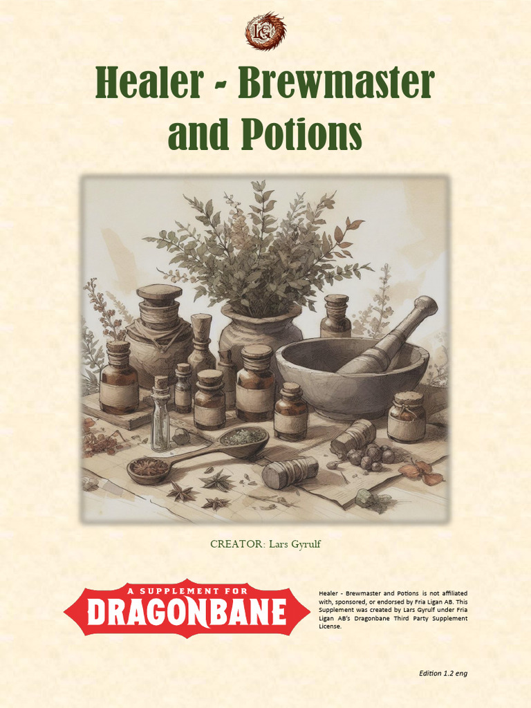 Brewmaster Skills and Potions Guide | PDF | Magician (Fantasy)