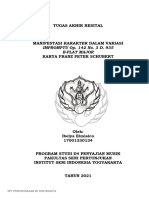 Manifestasi Karakter Dalam Variasi Impromptu Op. 142 No. 3 D. 935 B-Flat Major Karya Franz Peter Schubert