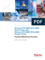 60-065483 - Rev C - Dionex ICS-5000 Plus, ICS-6000 Dual Pump and Single Pump Preventive Maintenance Procedure