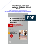 Download Masso Kinesitherapie Et Therapie Manuelle Pratiques 3Rd Edition Michel Dufour full chapter