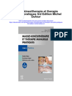 Masso Kinesitherapie Et Therapie Manuelle Pratiques 3Rd Edition Michel Dufour 2 Full Chapter