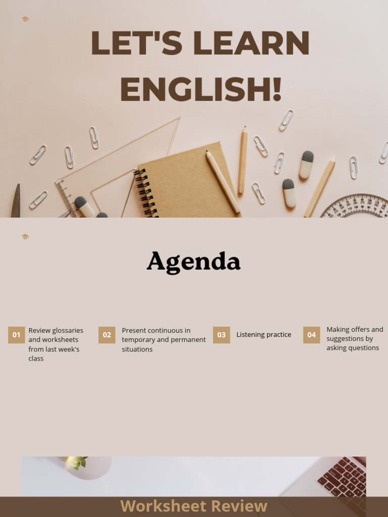 English Present Continuous Guide | PDF