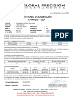 CERTIFICADO DE CALIBRACION N° 1270-0224 - FERNANDO MONGE GUEVARA - ESTACIÓN TOTAL TOPCON ES-105 SERIE BS1575 - 06-02-2024