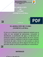 Elaboración Del Cloro