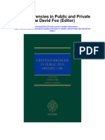 Cryptocurrencies in Public and Private Law David Fox Editor Full Chapter