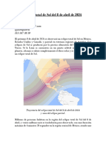 El Eclipse Total de Sol Del 8 de Abril de 2024