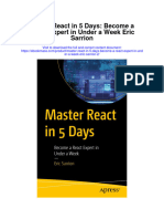 Master React in 5 Days Become A React Expert in Under A Week Eric Sarrion 2 Full Chapter