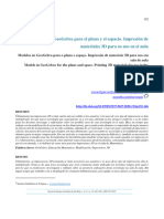 Modelos en Geogebra para El Plano Y El Espacio. Impresión de Materiales 3D para Su Uso en El Aula