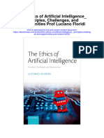 The Ethics of Artificial Intelligence - Principles Challenges and Opportunities Prof Luciano Floridi Full Chapter