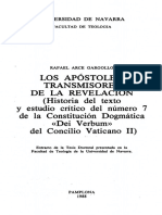 Los Apostoles Transmisores de La Revelación.