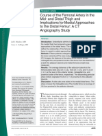 Maslow and Collinge - Course of The Femoral Artery in The Mid - and Distal Thigh and Implications For Medial Approaches To The Distal Femur (2019)