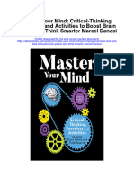 Download Master Your Mind Critical Thinking Exercises And Activities To Boost Brain Power And Think Smarter Marcel Danesi full chapter