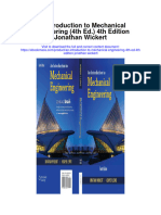 Download An Introduction To Mechanical Engineering 4Th Ed 4Th Edition Jonathan Wickert full chapter