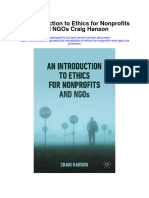 An Introduction To Ethics For Nonprofits and Ngos Craig Hanson Full Chapter