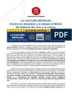 Acción Cultural Federal en Defensa Del CINE (UNIDXS POR LA CULTURA)