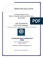 Information Bulletin of JECA