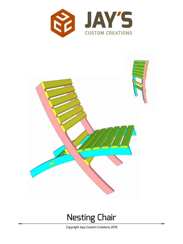Nesting Chair Plans 1 PDF Screw Metalworking