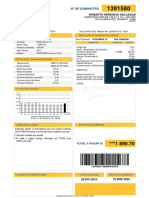 Roberto Herencia Gallegos: Importe 2 Últimos Meses Facturados Oct-23 S/ 287.32 Nov-23 S/ 306.23