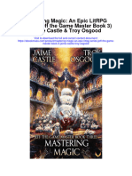 Download Mastering Magic An Epic Litrpg Series Jeff The Game Master Book 3 Jaime Castle Troy Osgood full chapter