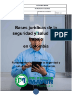 3.1 Bases Juridicas de La Seguridad y Salud en El Trabajo en Colombia.