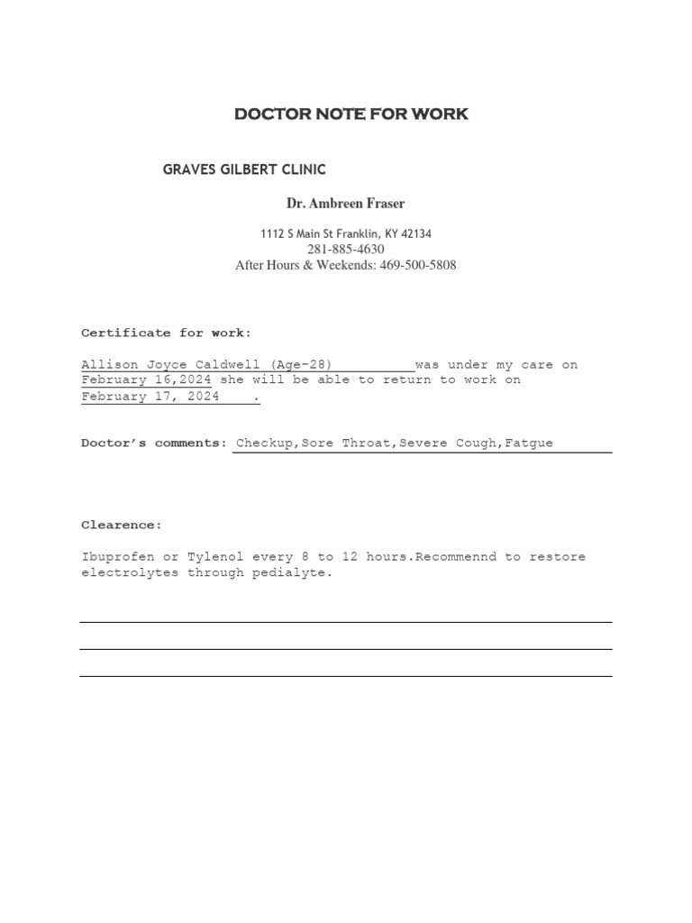 Doctor note template v08 pdf