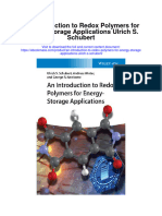 Download An Introduction To Redox Polymers For Energy Storage Applications Ulrich S Schubert full chapter
