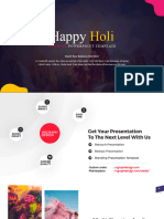 Happy Holi - Freemium Powerpoint Template