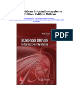 Download Business Driven Information Systems Fifth Edition Edition Baltzan full chapter