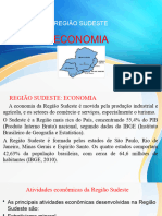 SLIDES REGIÃO SUDESTE ECONOMIA 7 ANO 2023