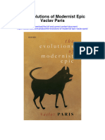The Evolutions of Modernist Epic Vaclav Paris Full Chapter