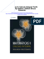 Matematicas Ii Calculo Integral Tenth Edition Ap Edition Edition Bruce Edwards Full Chapter
