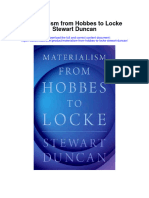 Materialism From Hobbes To Locke Stewart Duncan Full Chapter