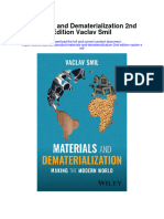 Download Materials And Dematerialization 2Nd Edition Vaclav Smil full chapter