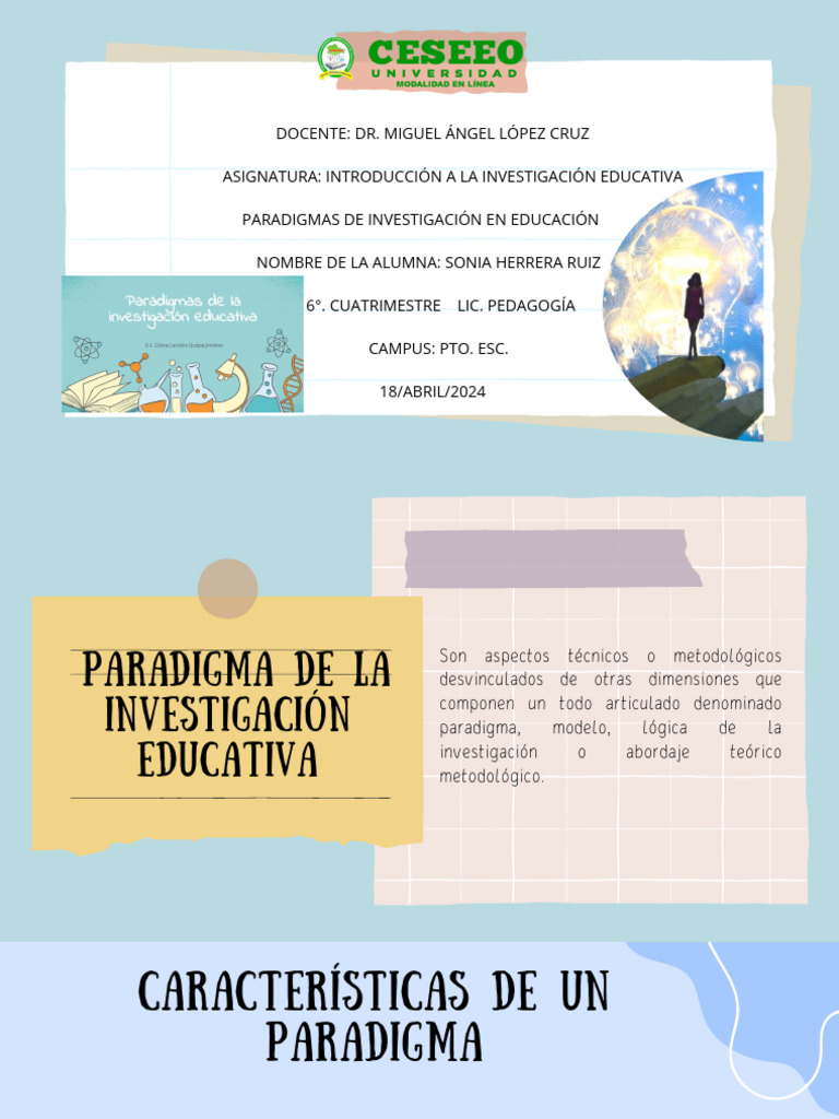 Paradigmas de Investigación Educativa | PDF | Paradigma | Teoría