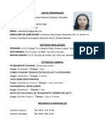 CV Luceliz Quintero