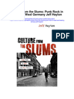 Culture From The Slums Punk Rock in East and West Germany Jeff Hayton Full Chapter
