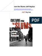 Culture From The Slums Jeff Hayton Full Chapter